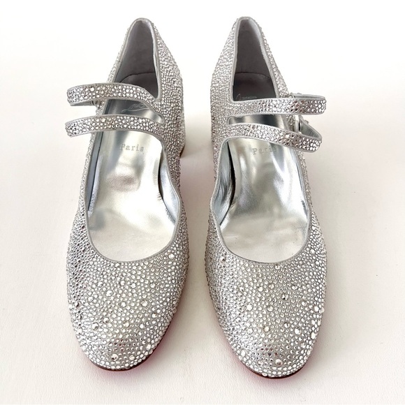 CHRISTIAN LOUBOUTIN | Miss Jane Strass Crystal Embellished Bridal Wedding Pump - Picture 3 of 16